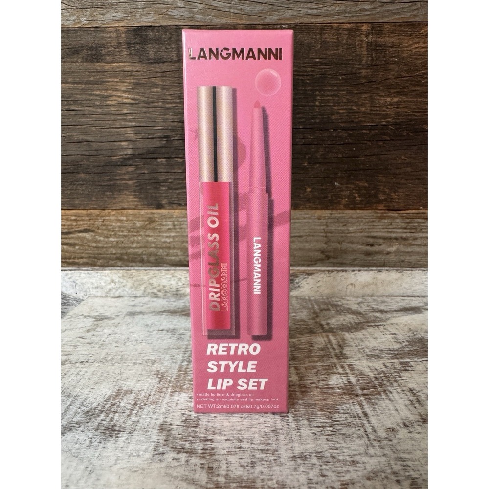 Langmanni Lip Liner‎ & Matching Lip Gloss — Color 09